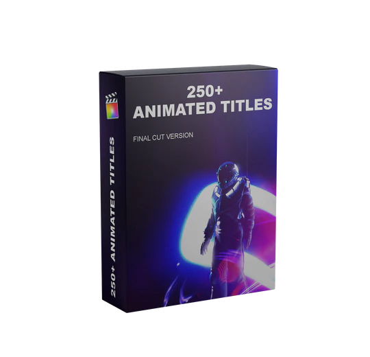 250+ ANIMATED TITLES PACK (Final Cut)