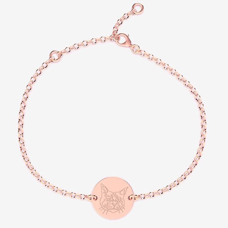 Custom Pet Lineart Bracelet