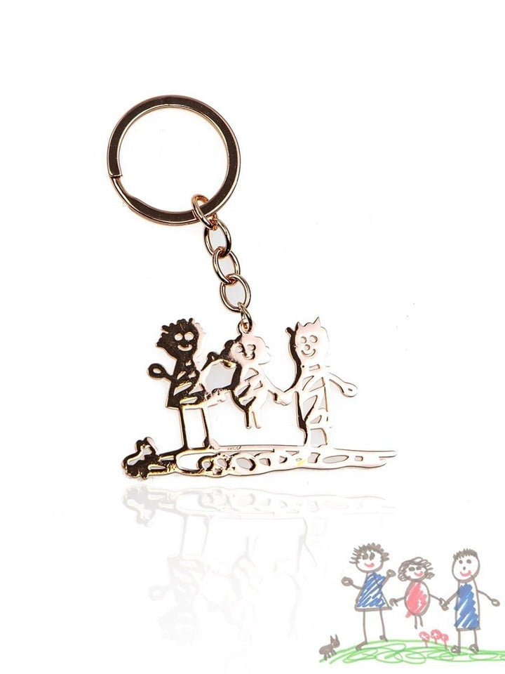 Children Drawing Keychain