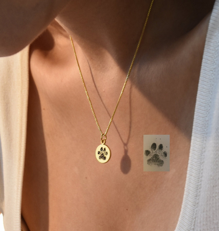 Paw Print Necklace