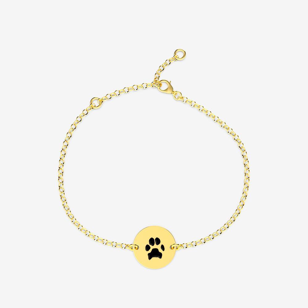 Double-Sided Custom Paw Bracelet