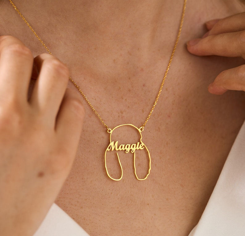 Dog Name Necklace