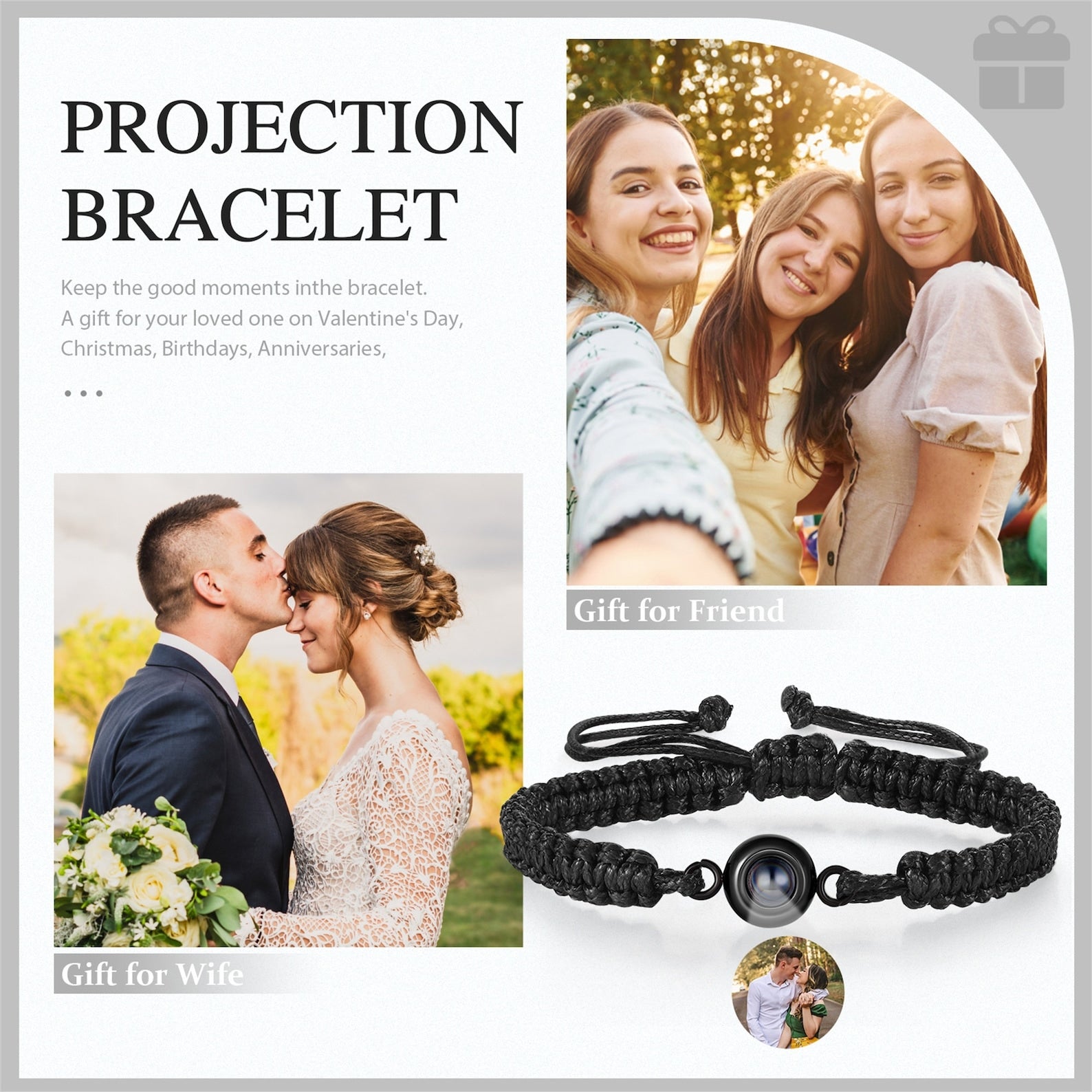 Personalized Photo Projection Bracelet: A Timeless Keepsake for Cherished Memories