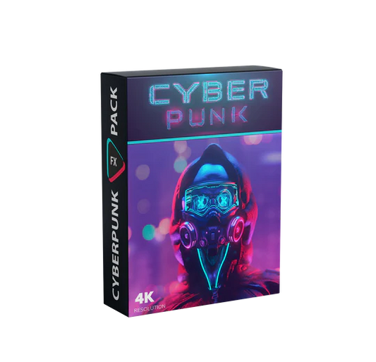 Cyberpunk: the Future. 4K Video Overlays