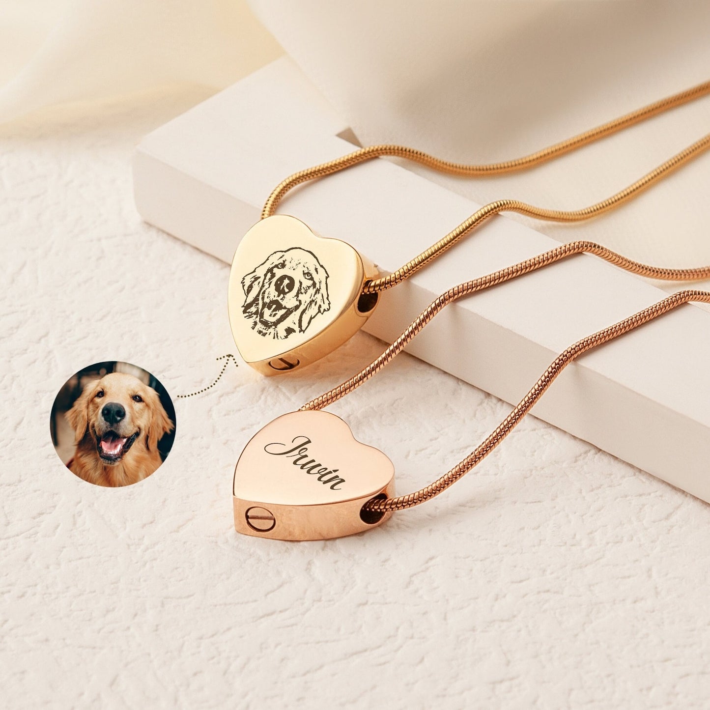 Urn Necklace for Pet Ashes