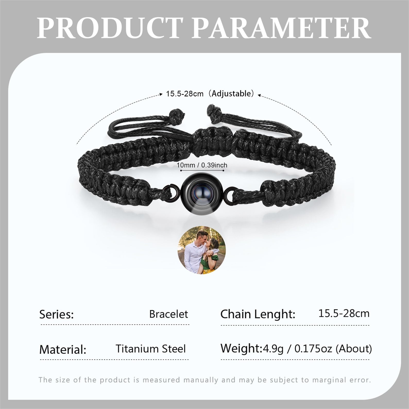 Personalized Photo Projection Bracelet: A Timeless Keepsake for Cherished Memories