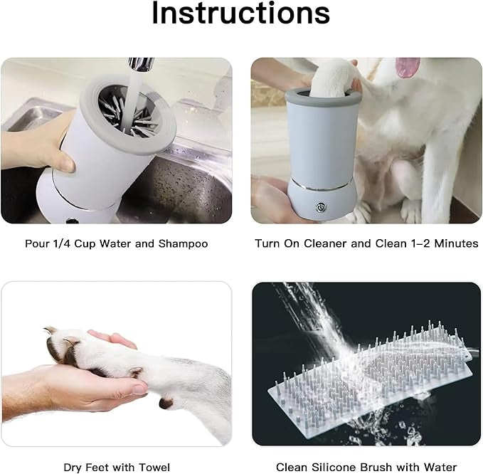 Pet Paw Cleaner Automatic and Manual