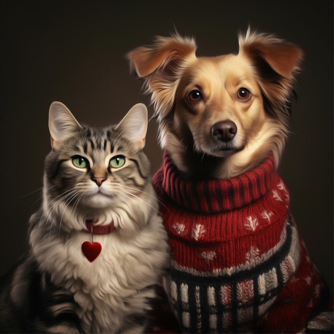 Xmas Portraits - 9 original designs