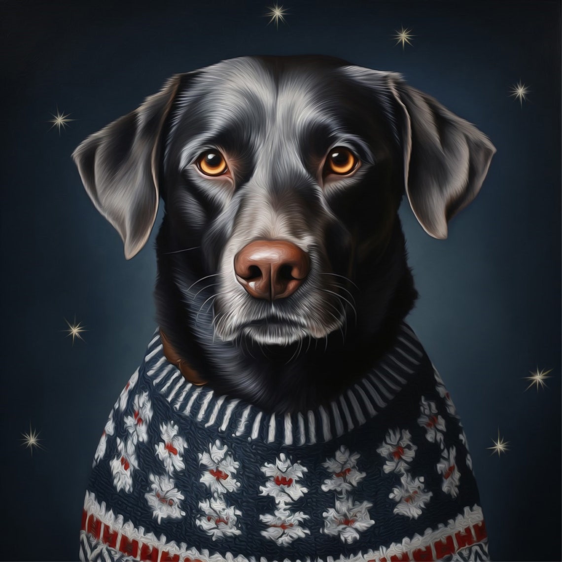 Xmas Portraits - 9 original designs