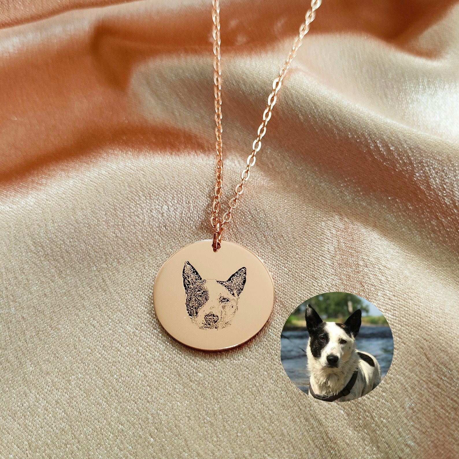 Pet Portrait Necklace