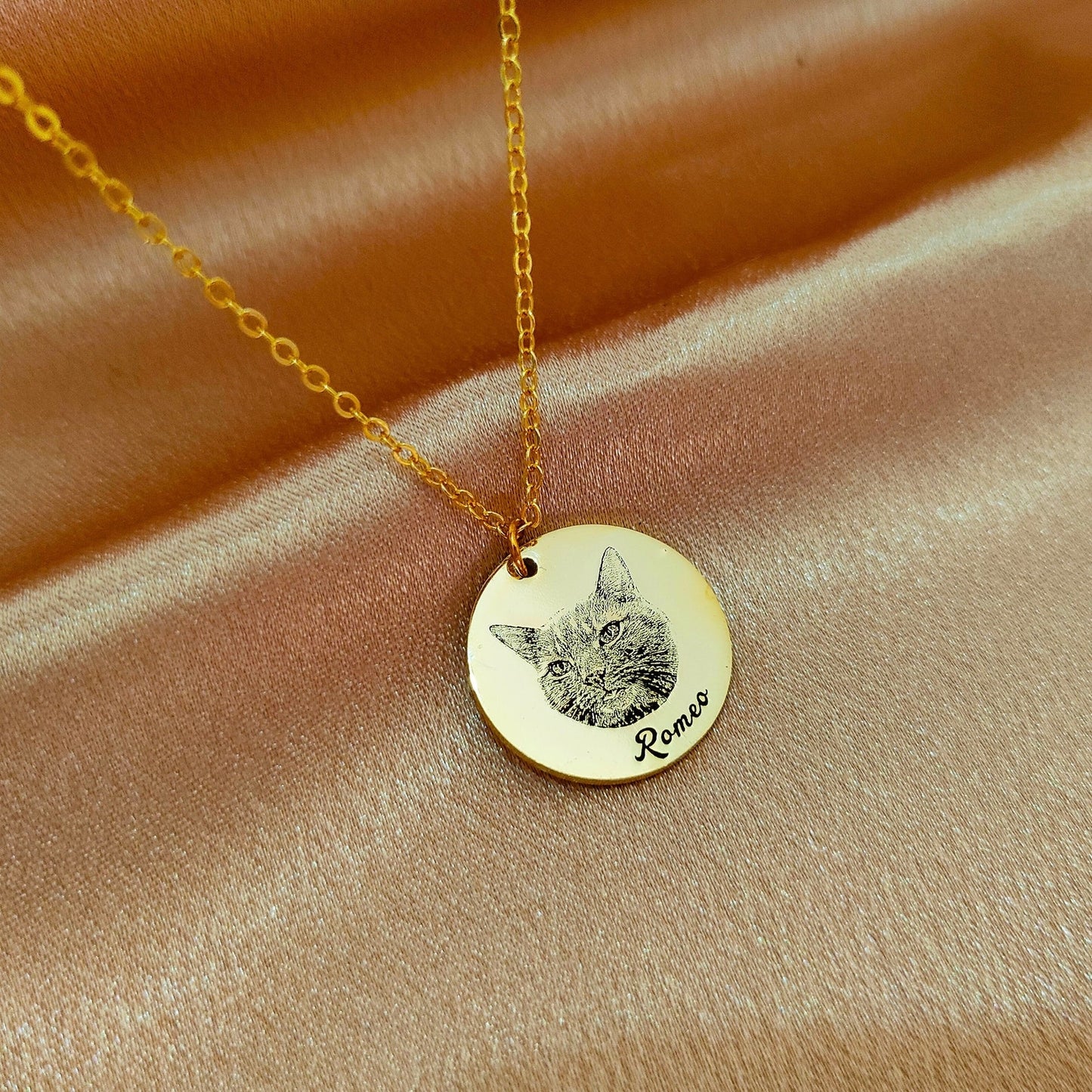 Pet Portrait Necklace