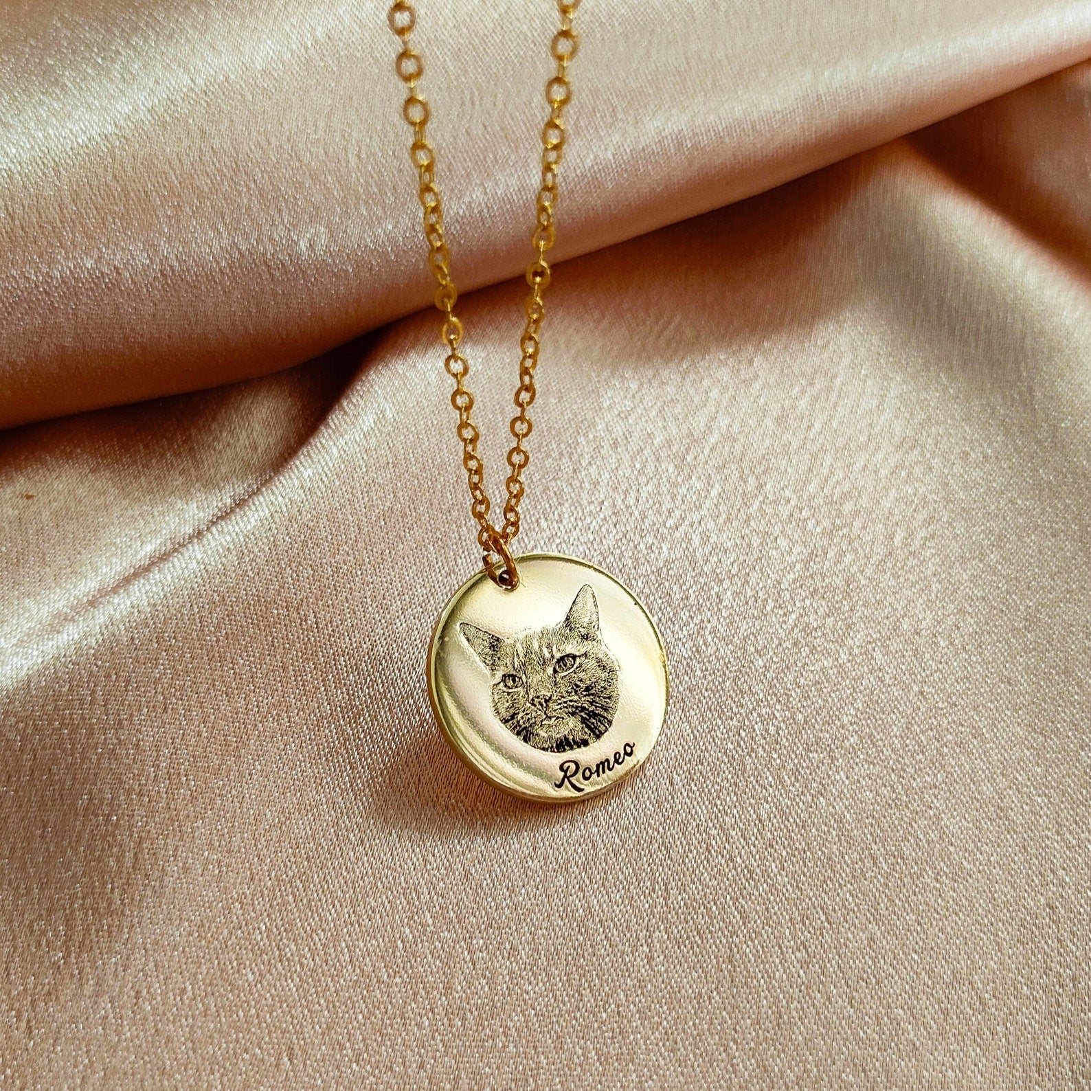 Pet Portrait Necklace