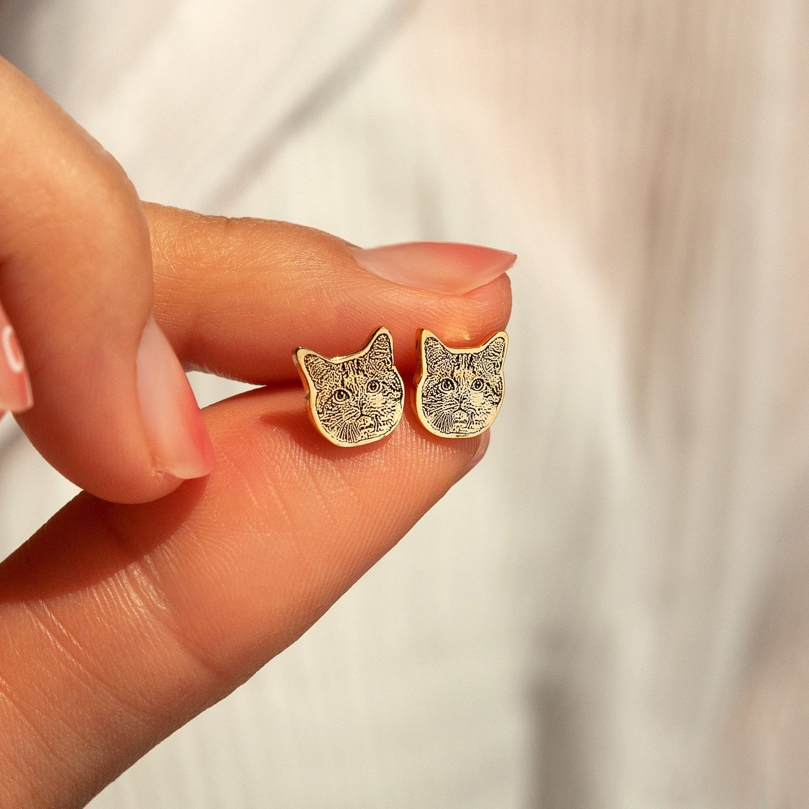 Custom Pet Stud Earrings