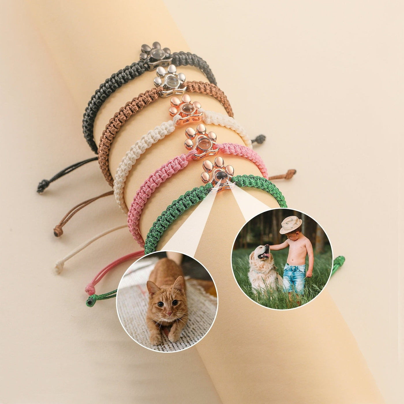 Custom Pet Projection Photo Bracelet