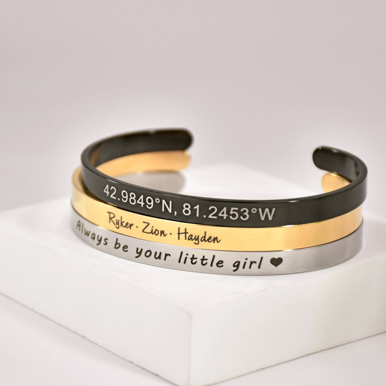 Personalized Cuff Bracelet