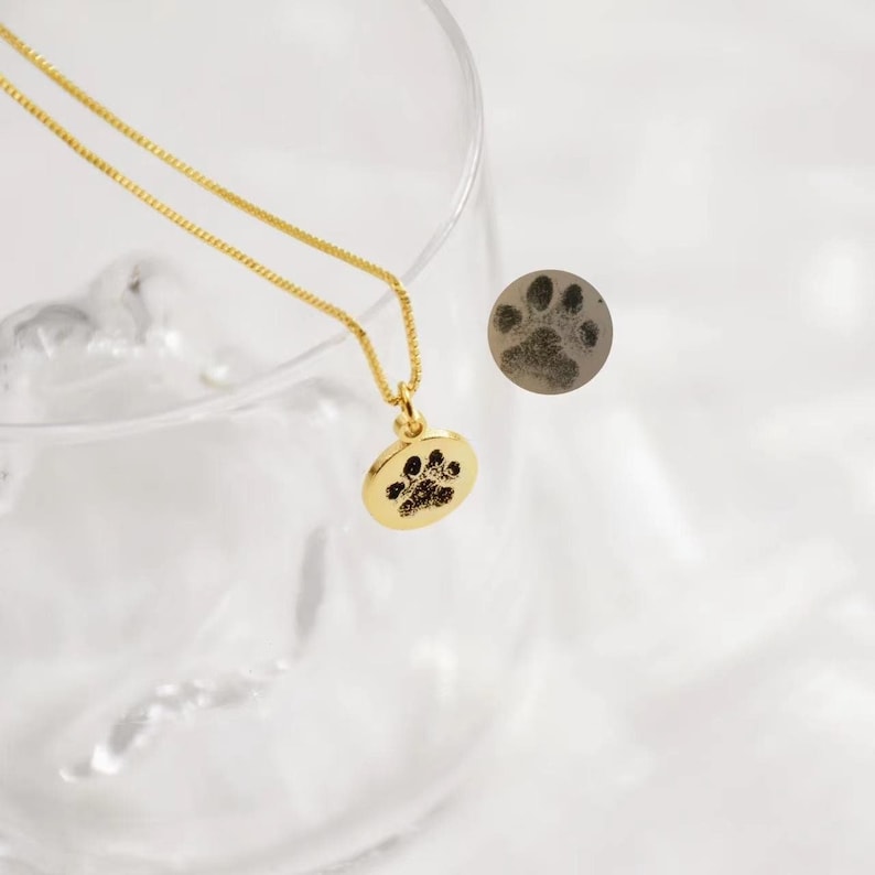 Paw Print Necklace