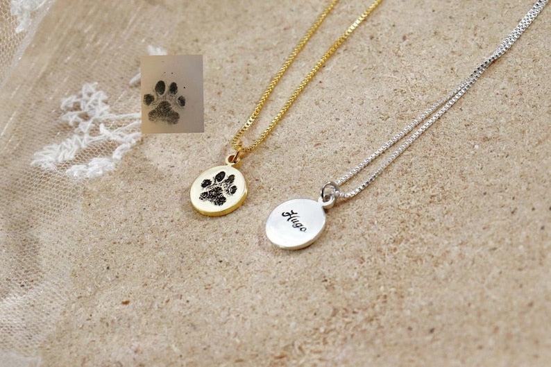 Paw Print Necklace