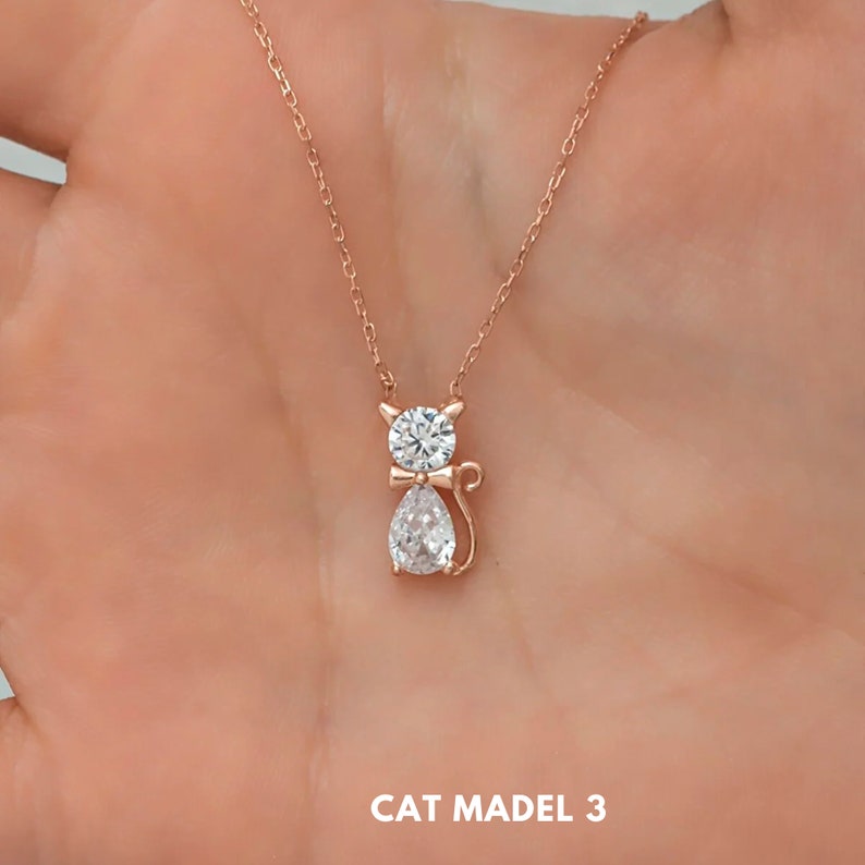 Sapphire Cat Necklace