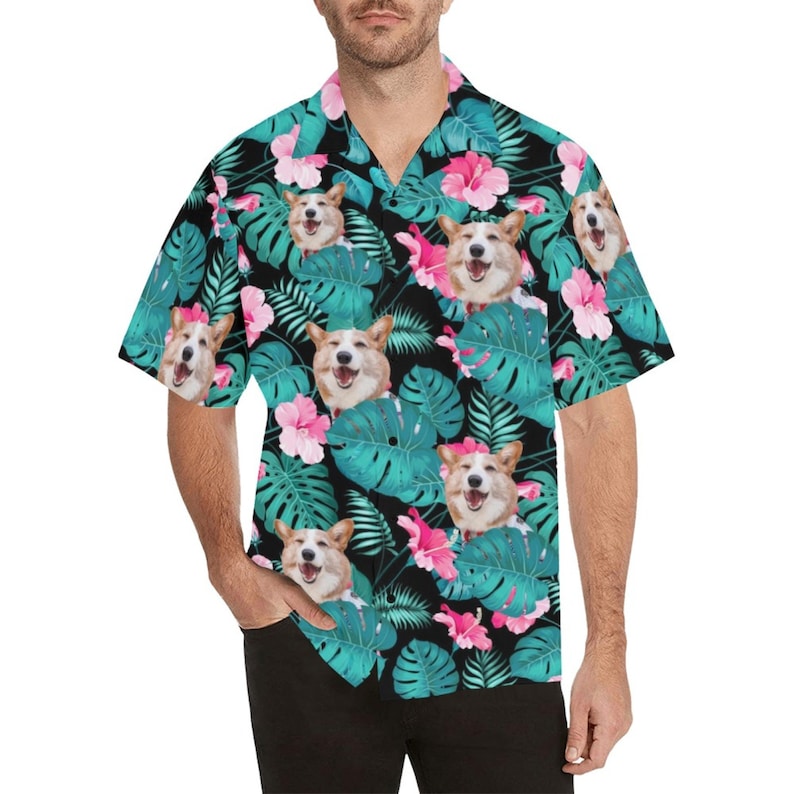 Tropical  Pet Shirt – Personalized Hawaiian Style