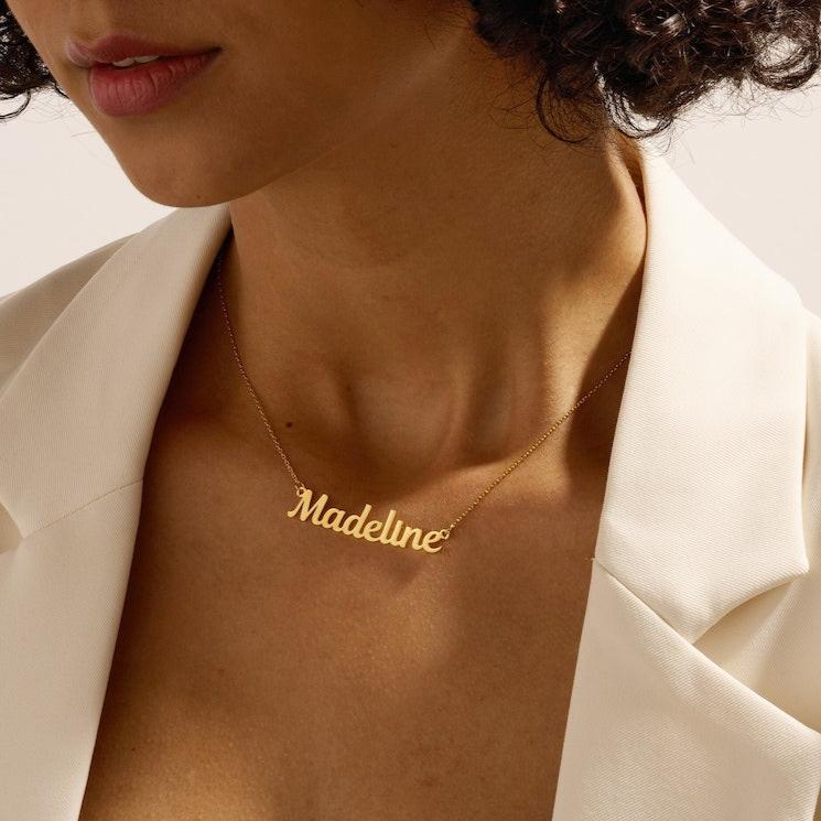 18K Gold Plated Name Necklace