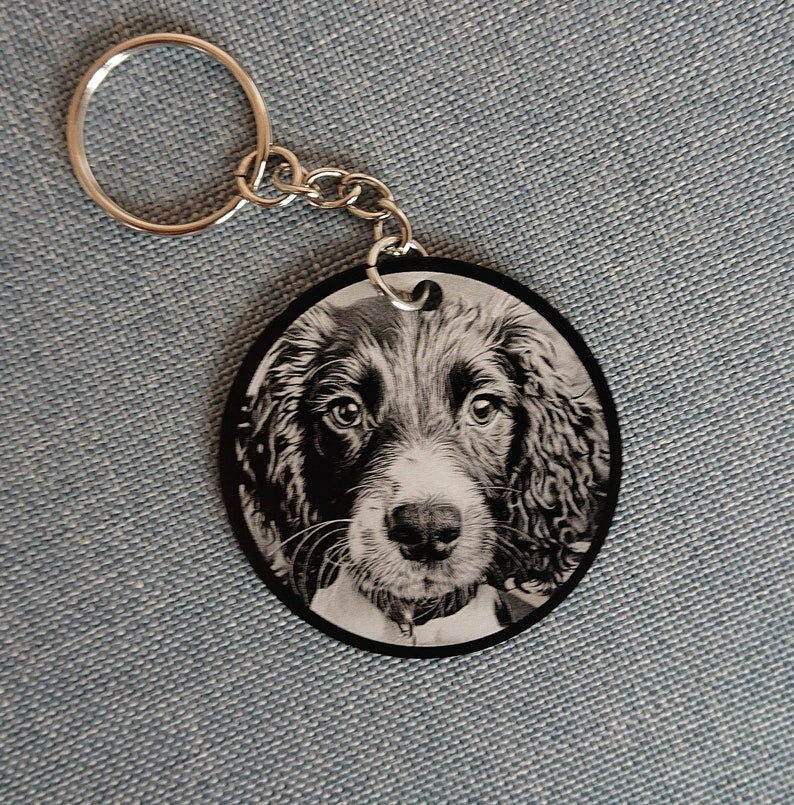 Quality Laser engraved keychain