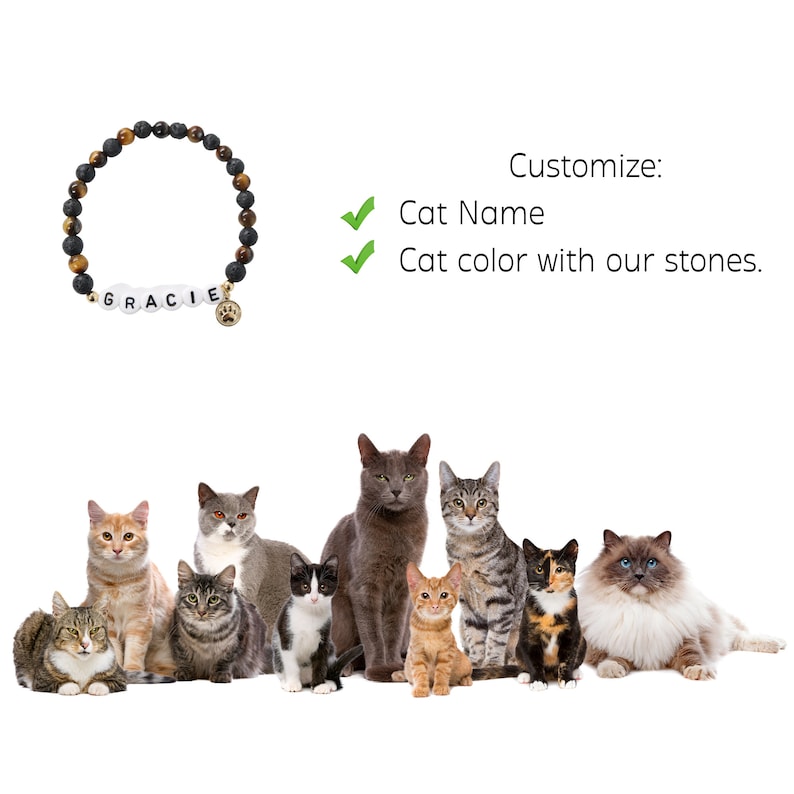 Pet memorial name bracelet