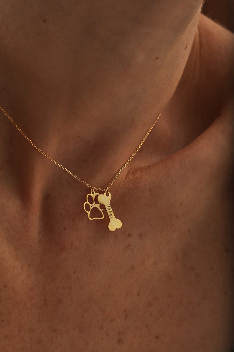 Personalized Paw Necklace