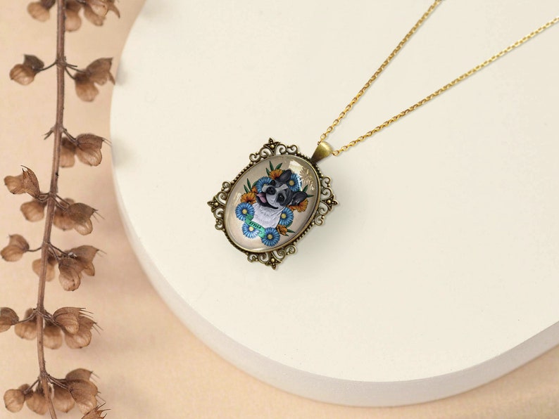 Custom Pet Portrait Necklace