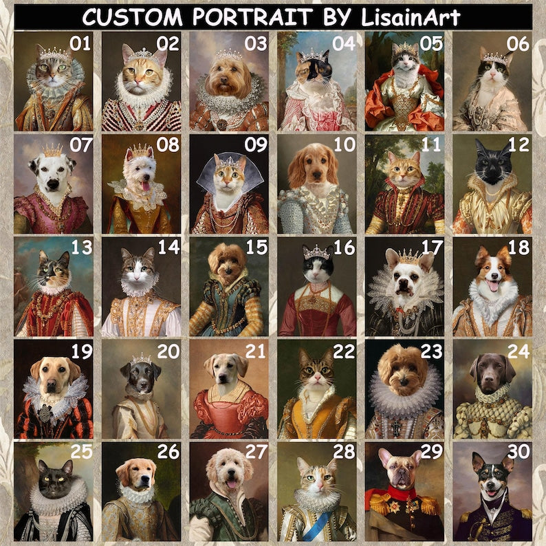 Royal Pet Portraits