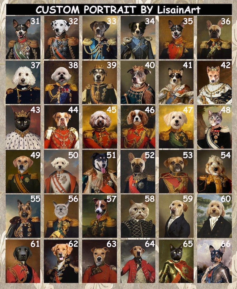 Royal Pet Portraits