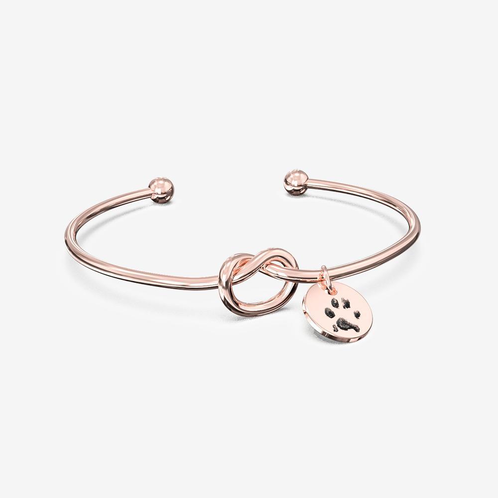 Custom Paw Knot Bracelet