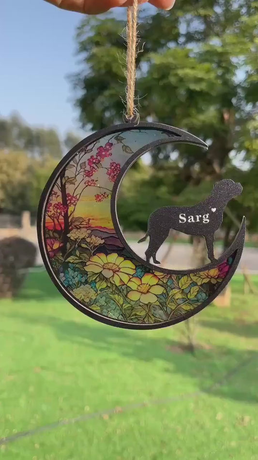 Dog Memorial Suncatcher