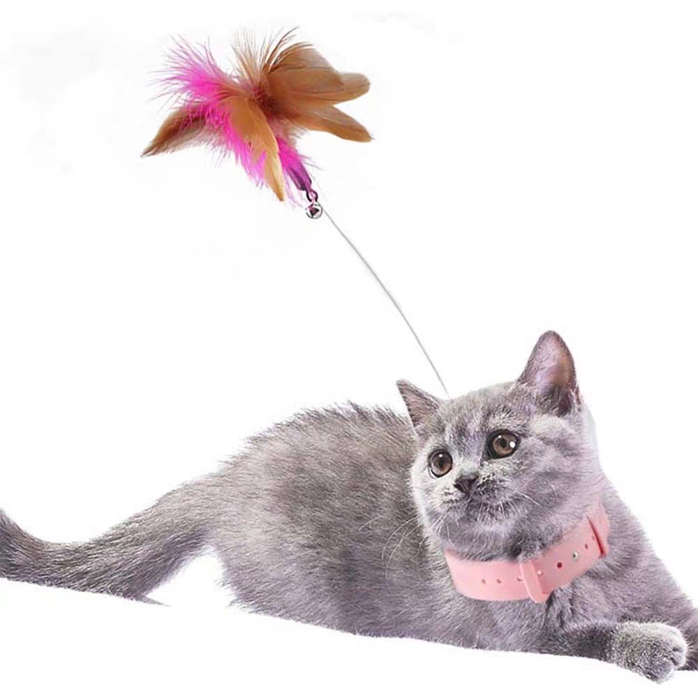 Cat Toys Feather Collar Self-healing Fun